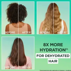 Garnier Fructis Hair Food Aloe Vera shampoo normaaleille ja kuiville hiuksille 350ml