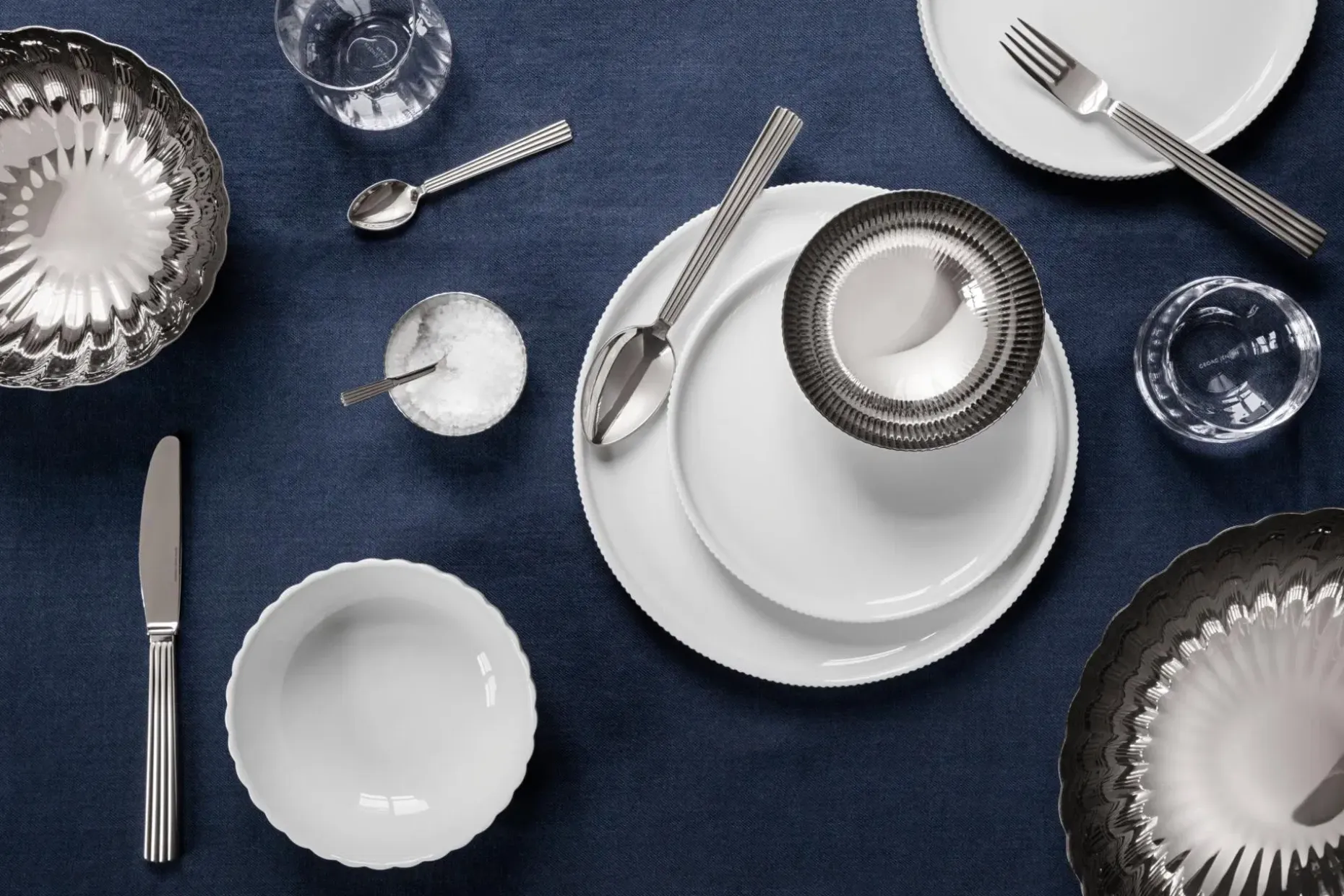 Georg Jensen Bernadotte kulho 17,5 cm, keskikokoinen