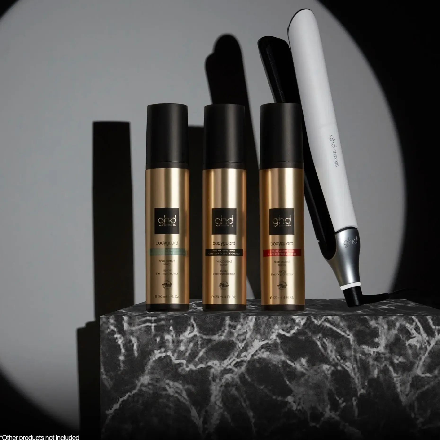 ghd bodyguard heat protect spray fine and thin hair lämpösuojasuihke hennoille hiuksille 120 ml