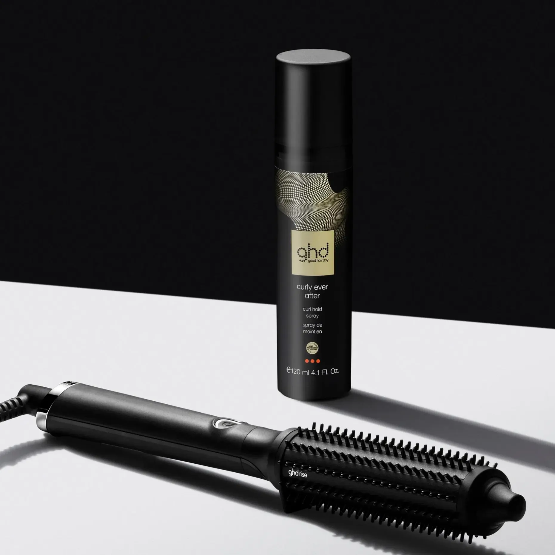 ghd curly ever after curl hold spary kiharasuihke lämpömuotoiluun 120 ml