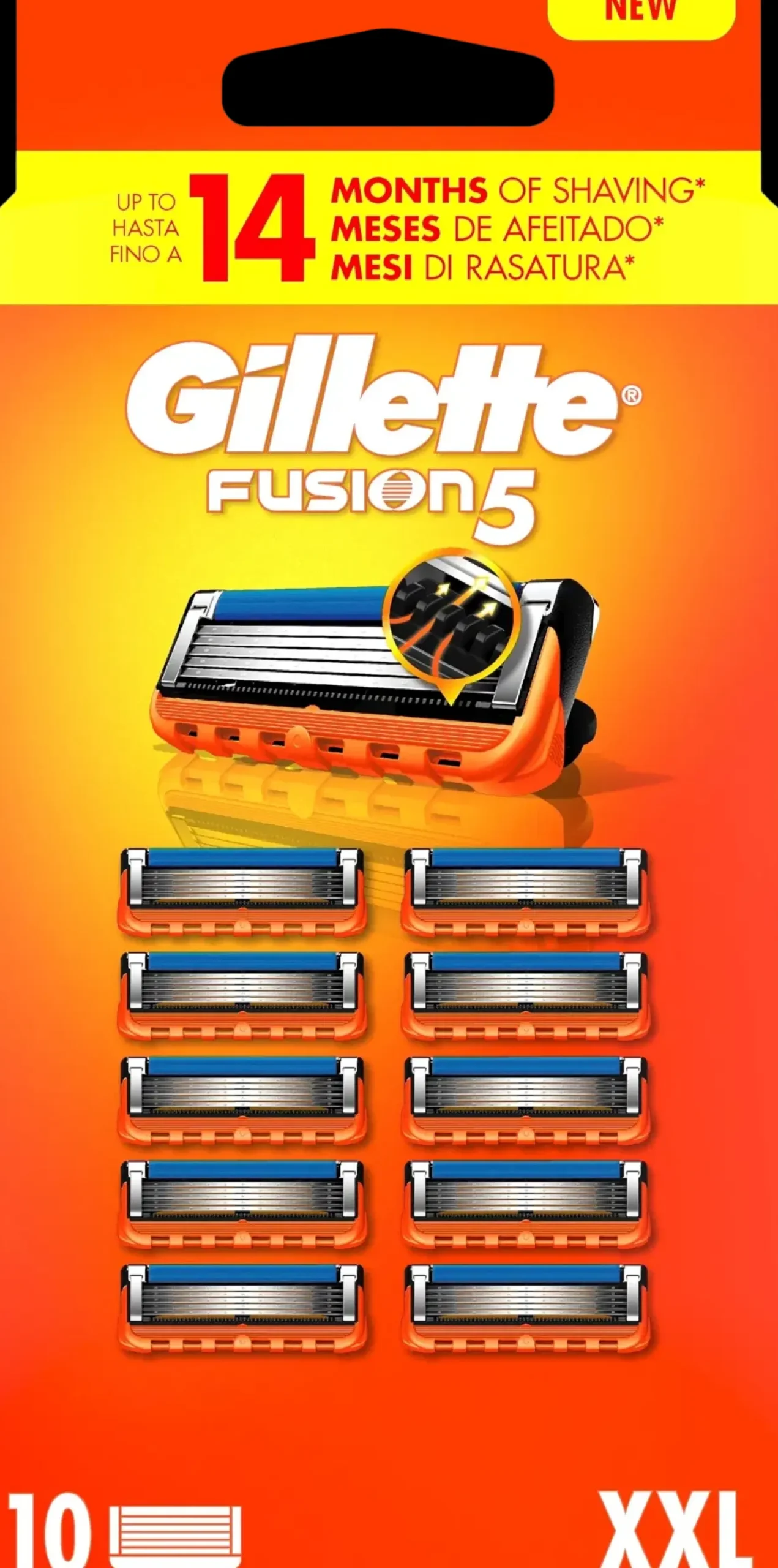 Gillette Fusion5 10kpl terä
