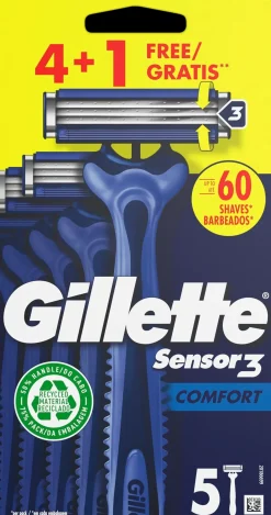 Gillette Sensor3 Comfort 4+1kpl varsiterä