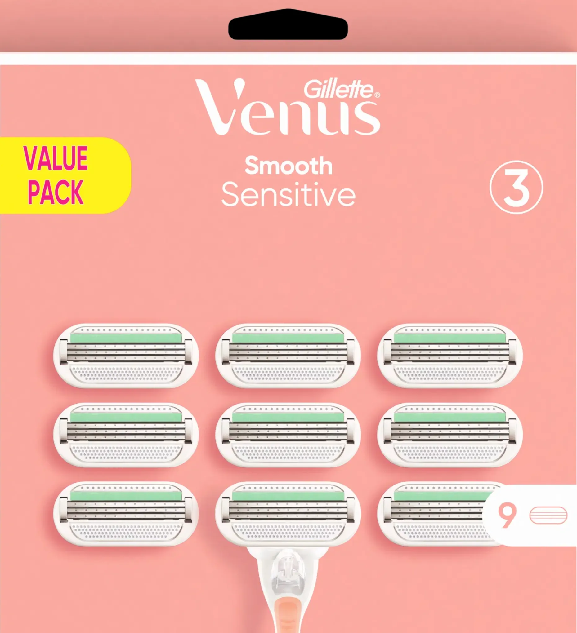 Gillette Venus Smooth Sensitive 9kpl terä