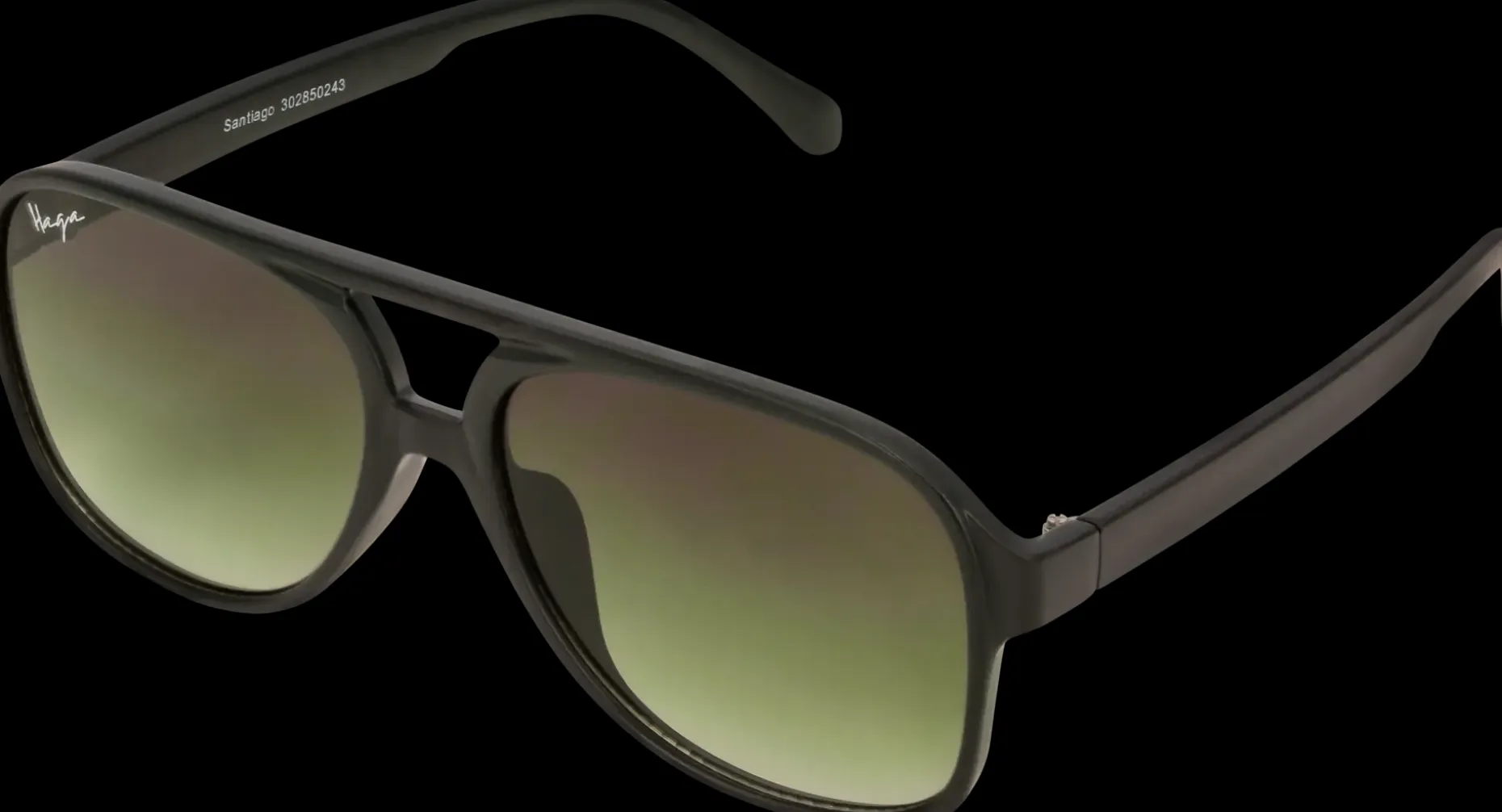 Haga Eyewear N. aurinkolasit Santiago Black
