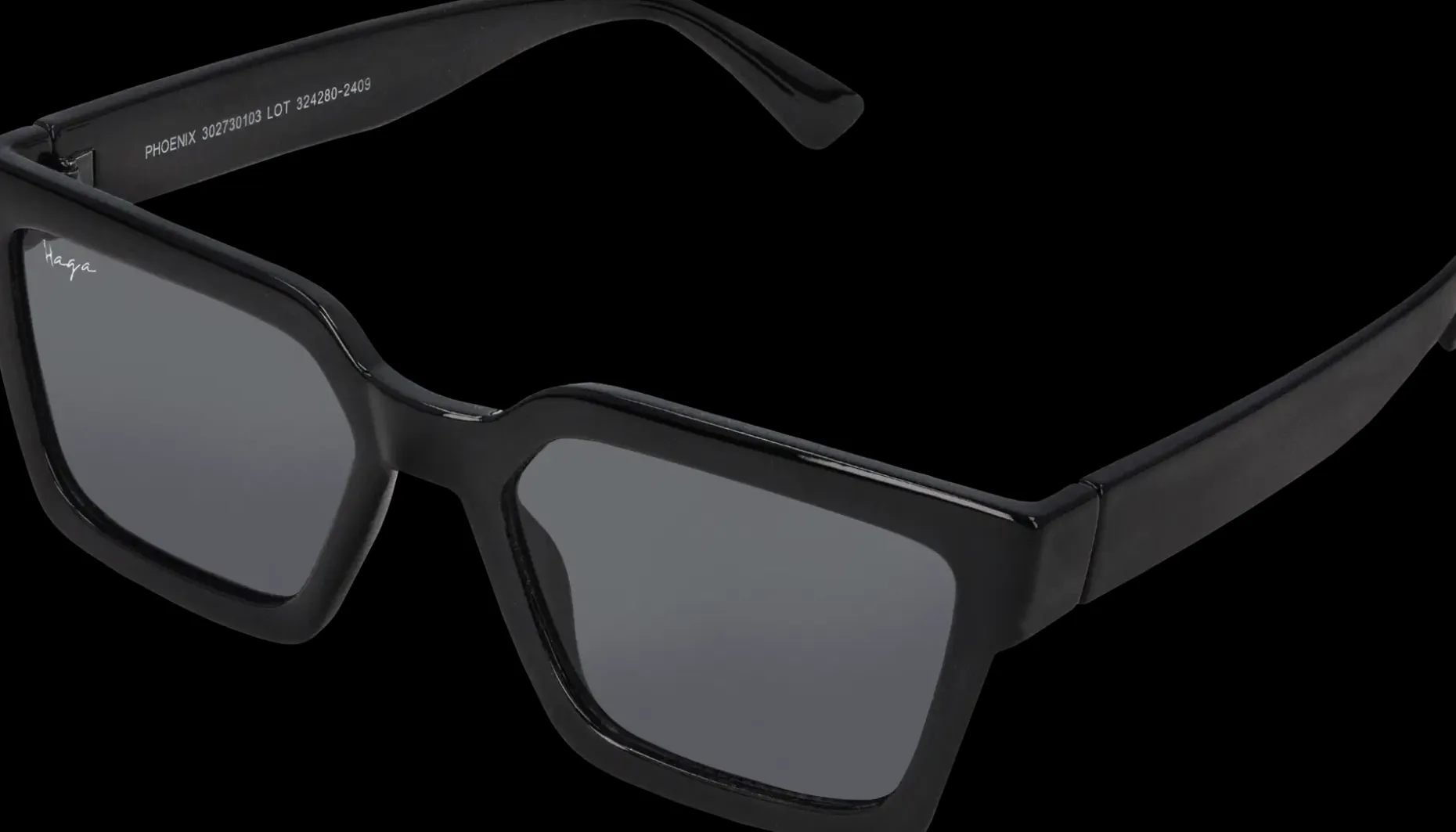 Haga Eyewear N. aurinkolasit Phoenix Black