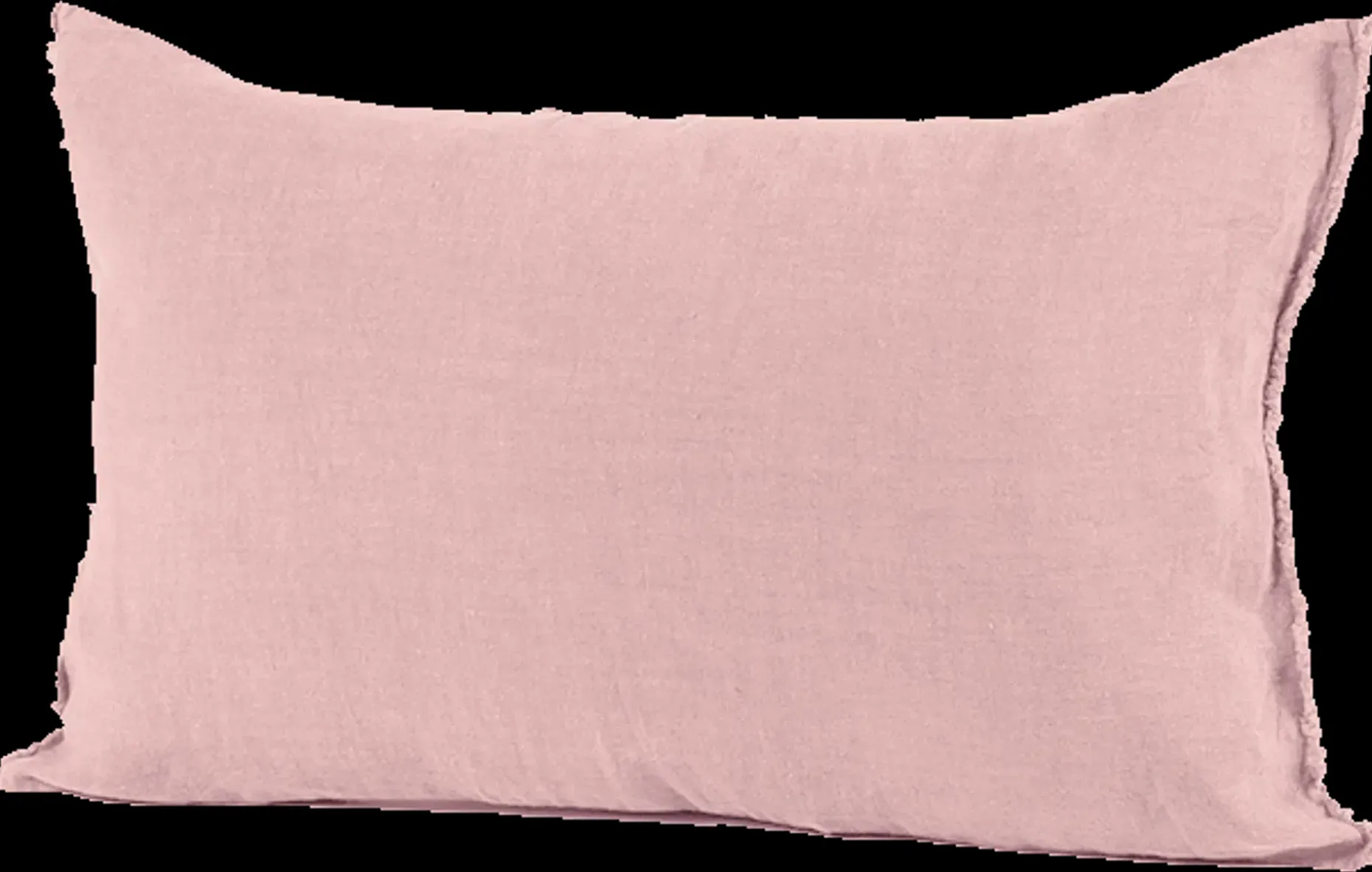 Haomy Tyynynpäällinen Limy pellava-puuvilla 40x60 cm vaaleanpunainen