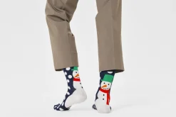 Happy Socks Jumbo Snowman sukat