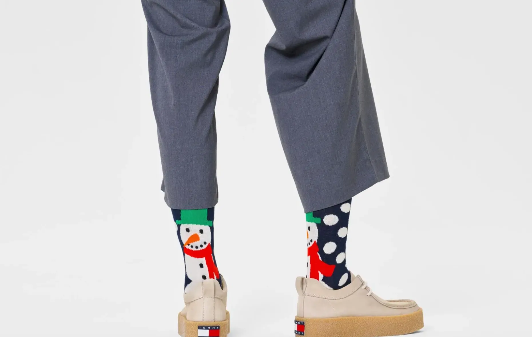 Happy Socks Jumbo Snowman sukat
