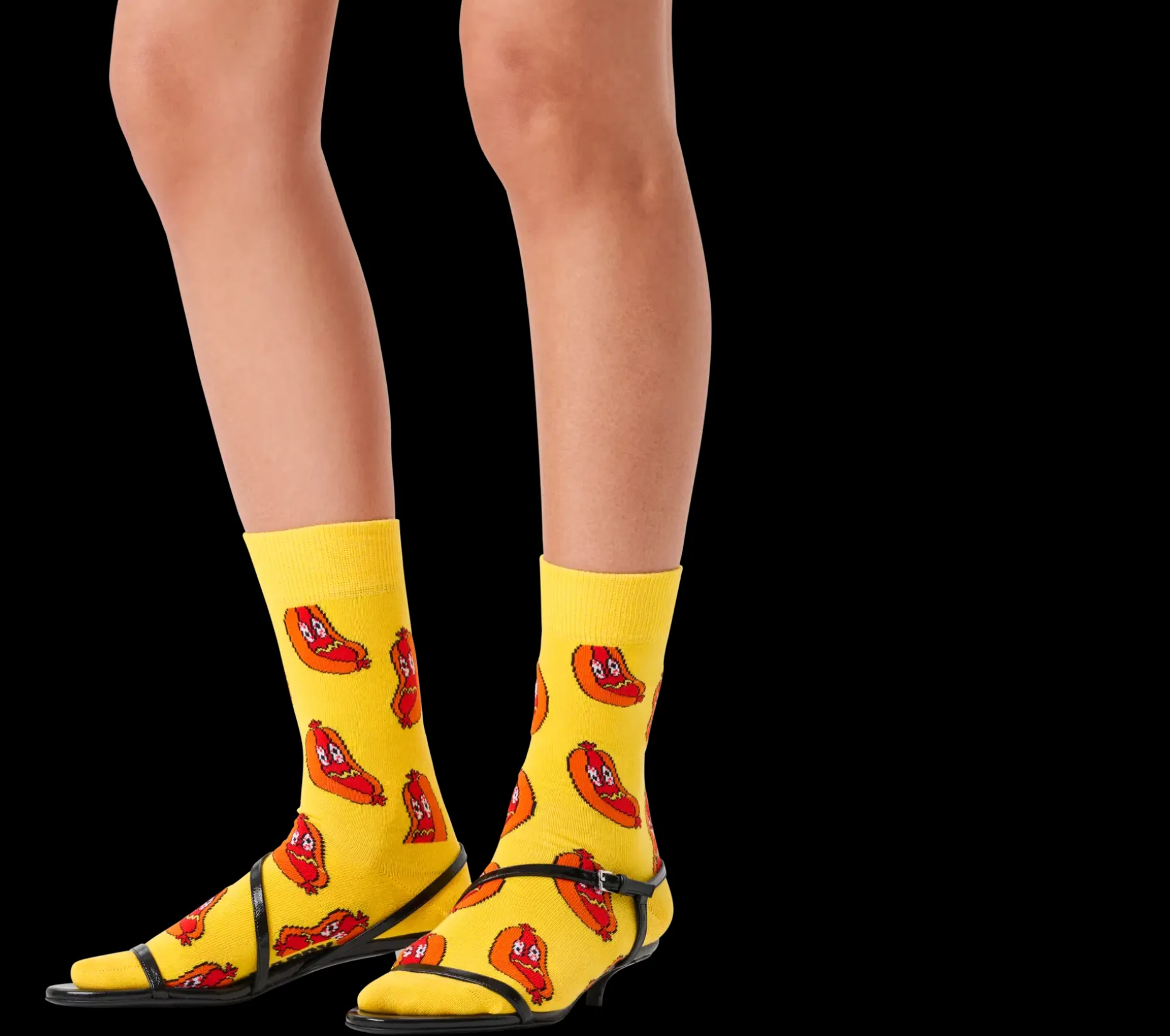Happy Socks Smelly Hot Dog sukat