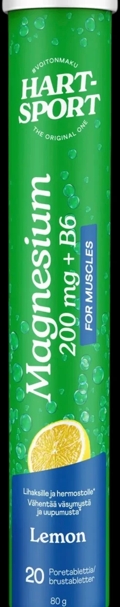 Hart-Sport Magnesium poretabletti lemon 20 tbl