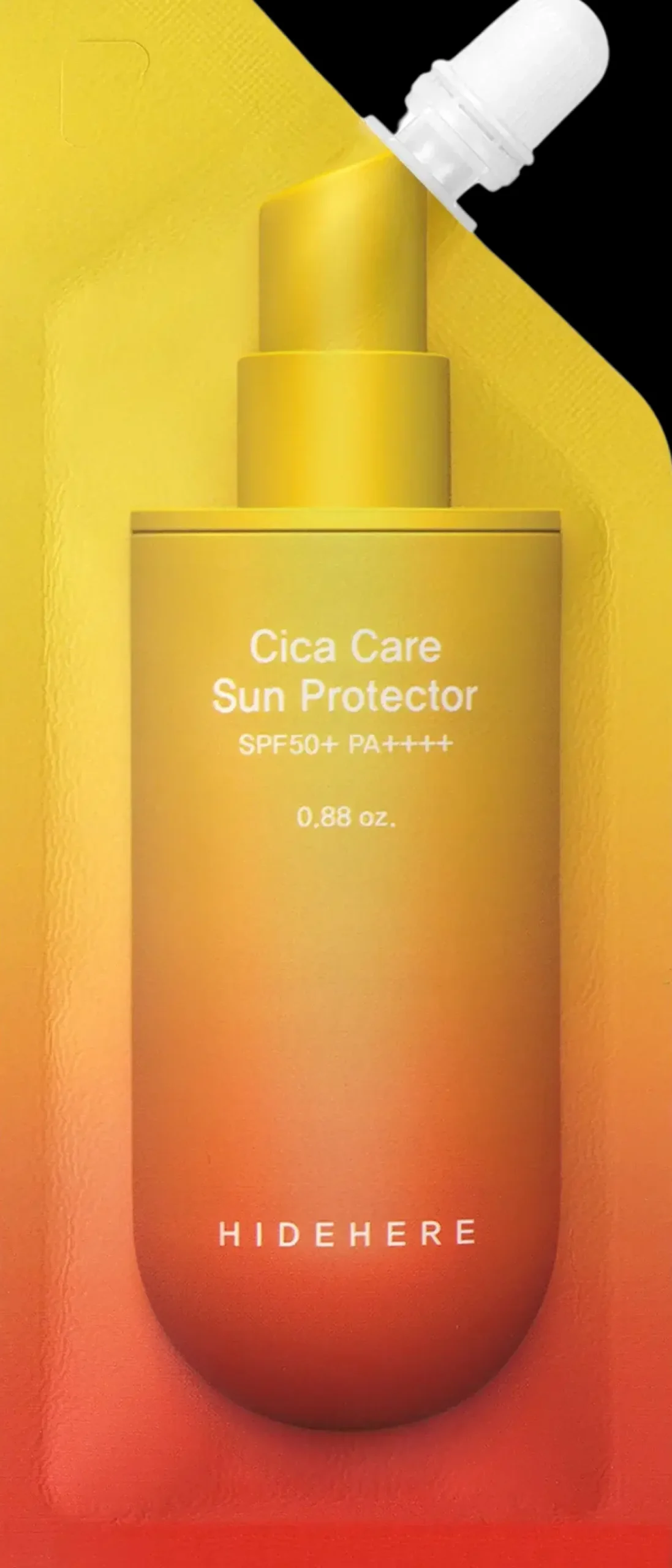 HIDEHERE Cica Care Sun Protector- SPF50 voide 25ml
