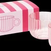 Åhléns Home Rill lasi 2 kpl pinkki 40 cl