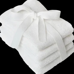 Åhléns Home Stella pyyhesetti 4 kpl 30x30cm valkoinen