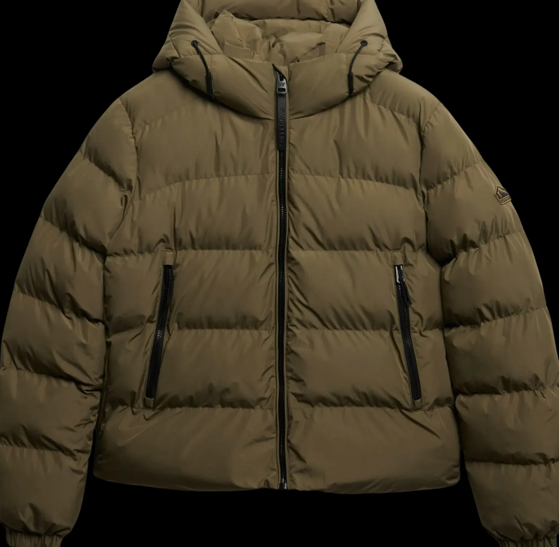Hooded Sports Puffer takki