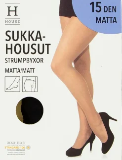 House naisten kreppisukkahousut 15 den
