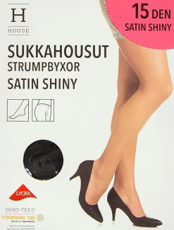House naisten sukkahousut Satin Shiny 15 den