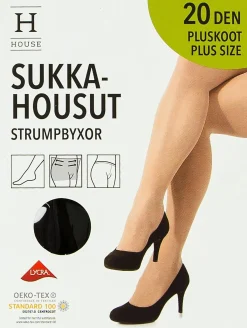 House naisten sukkahousut 20 den, plus-koko