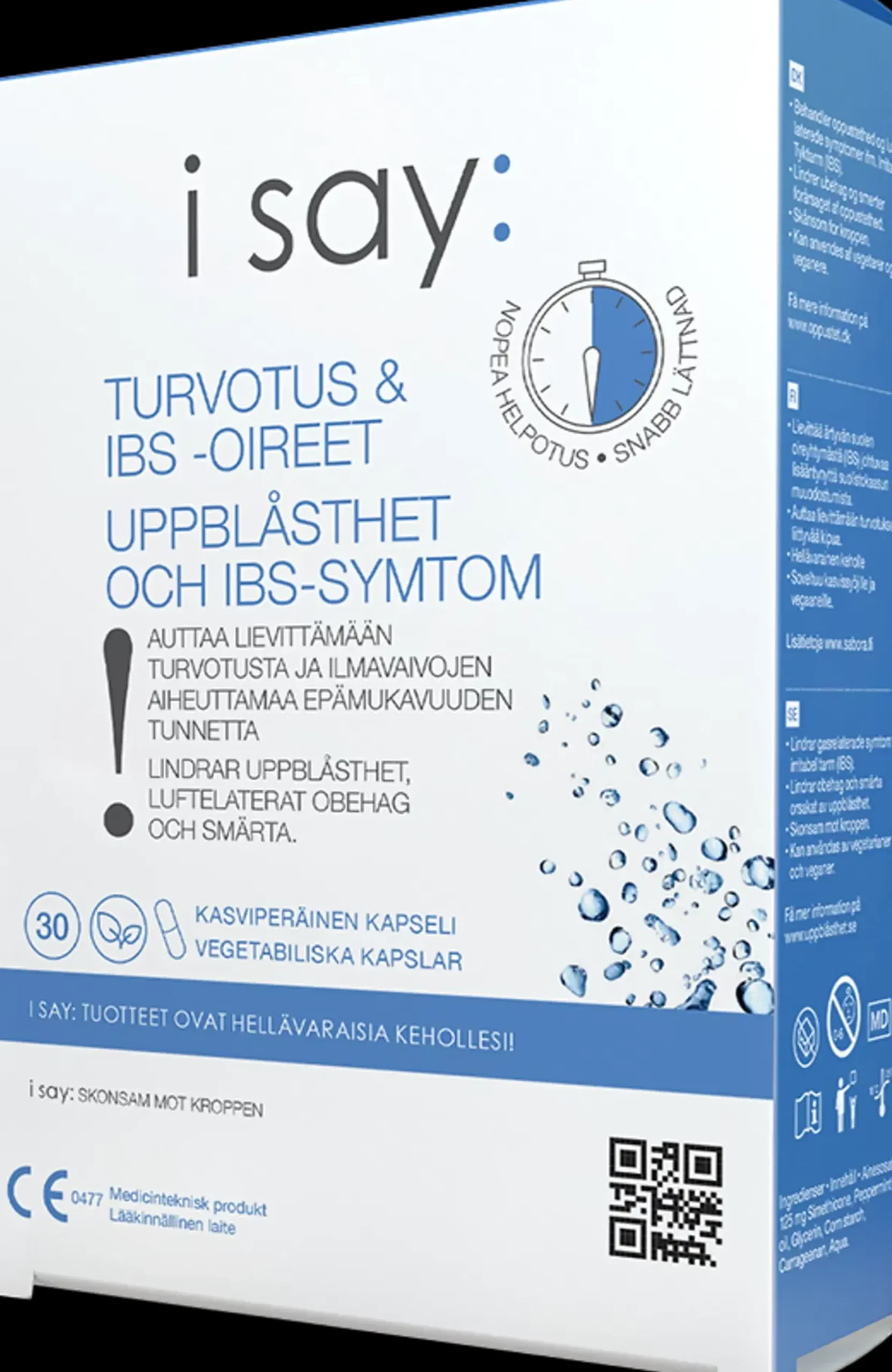 i say Turvotus & IBS-oireet 30 kaps.