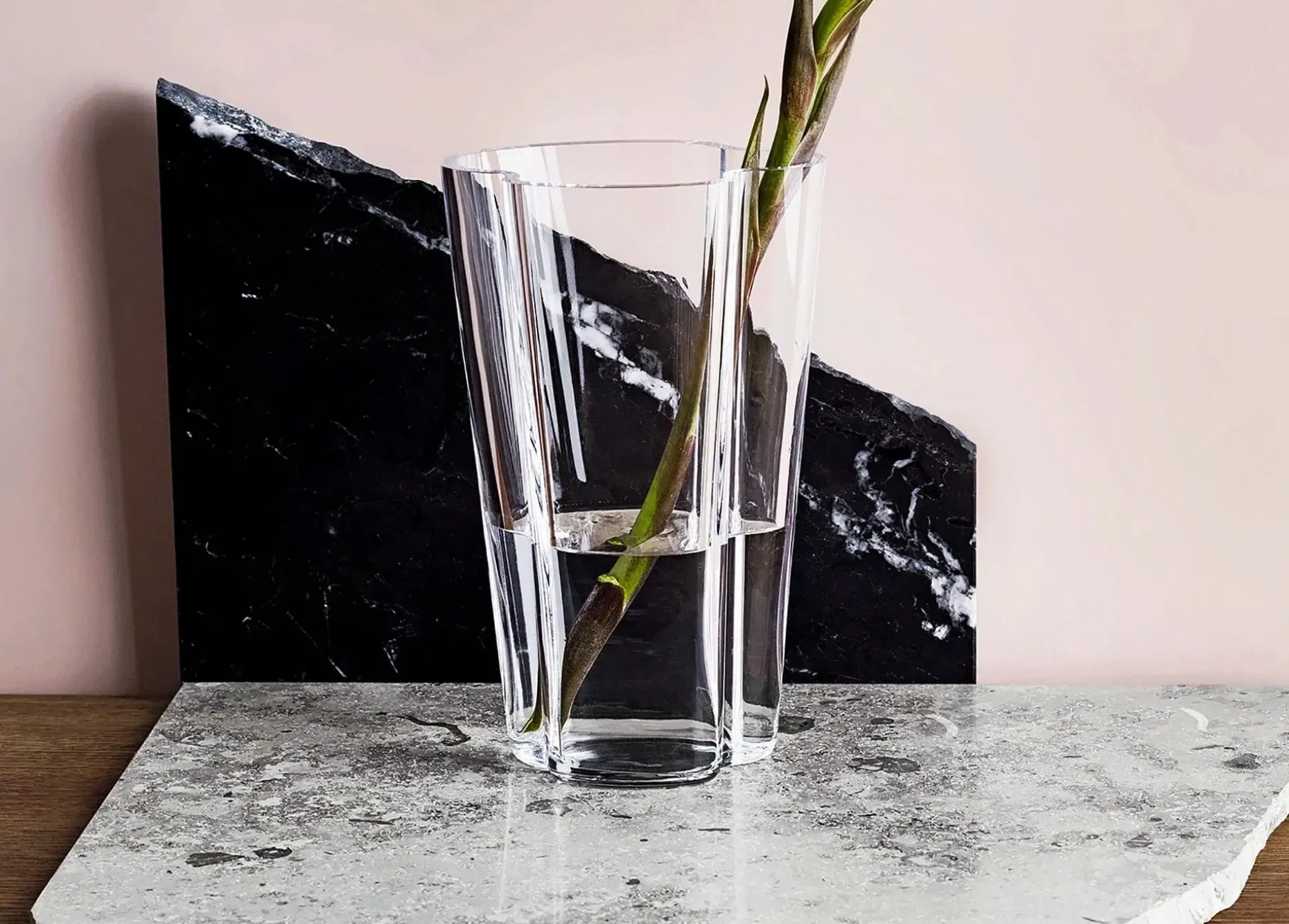 Iittala Aalto maljakko 220mm kirkas