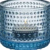 Iittala Kastehelmi kynttilälyhty 64 mm vedensininen