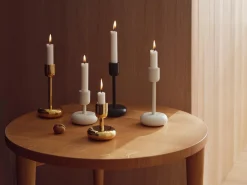 Iittala kynttilänjalka Nappula 183mm messinki