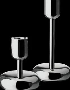 Iittala Nappula kynttilänjalka 107mm teräs