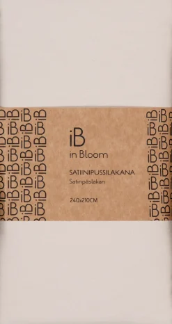 in Bloom satiinituplapussilakana 240x210cm beige