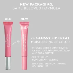 Isadora Glossy Lip Treat huulikiilto 63 Rooibos Blush 13 ml