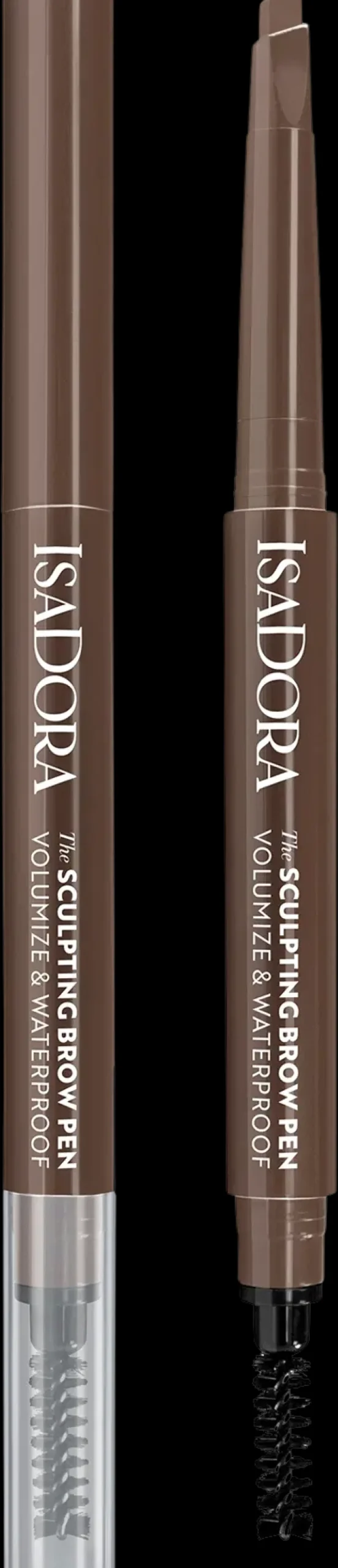 Isadora Sculpting Brow Pen With Brush kulmakynä 82 Medium Brown 0,2 g