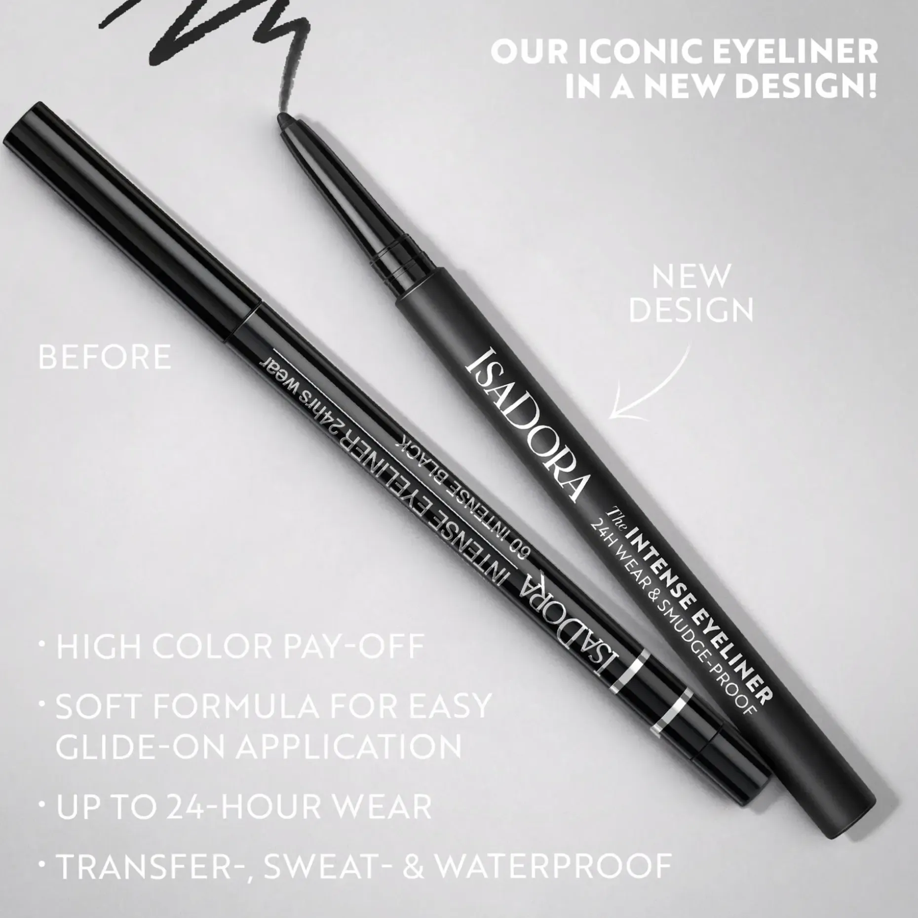 IsaDora The Intense Eyeliner rajauskynä 0,35 g
