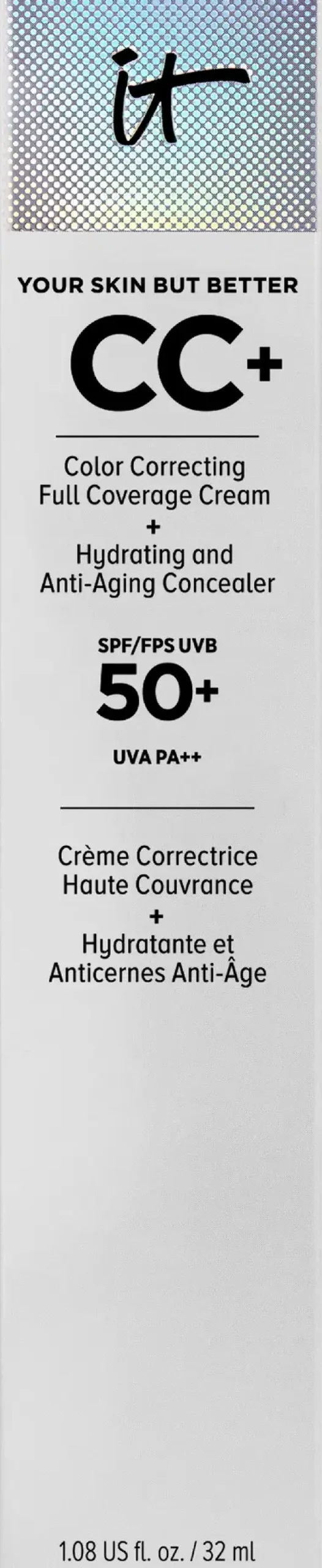 It Cosmetics Your Skin But Better™ CC+™ Foundation SPF 50+ meikkivoide 32 ml