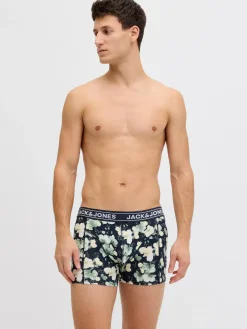 Jack&Jones Jacray flower solid 3-pack trunk -alushousut