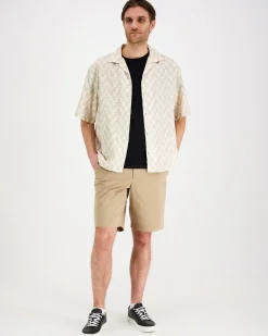 J.Lindeberg Ellis stacked bridge print shirt kauluspaita