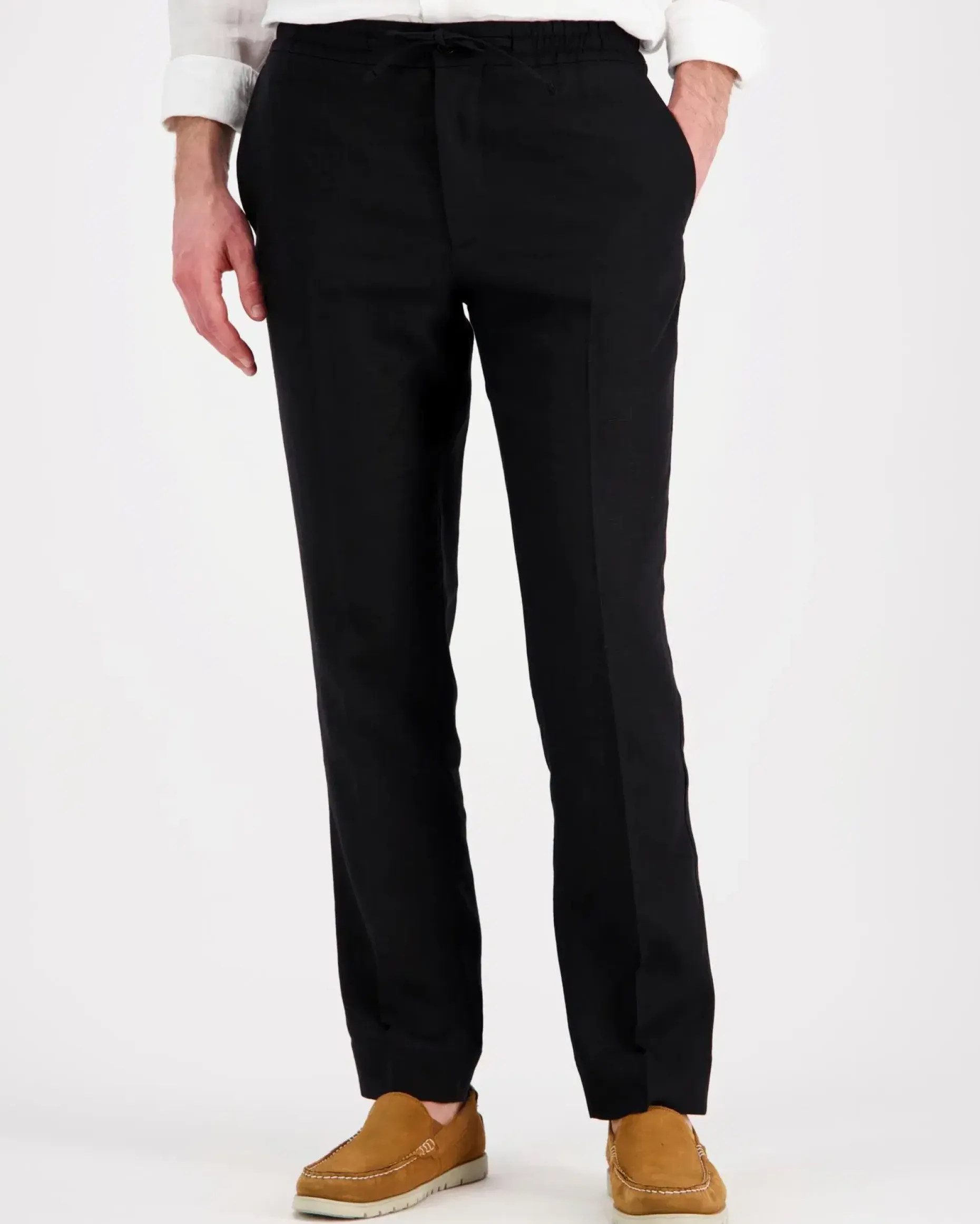 J.Lindeberg Soren draped Linen Pants housut