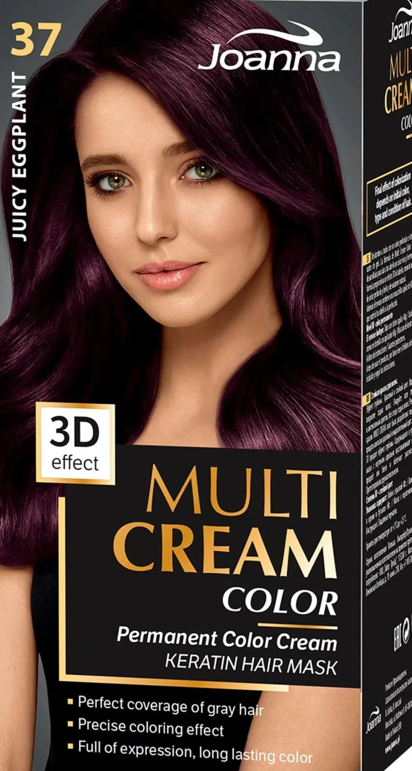 Joanna Multi Cream hiusväri 37 Juicy eggplant permanent