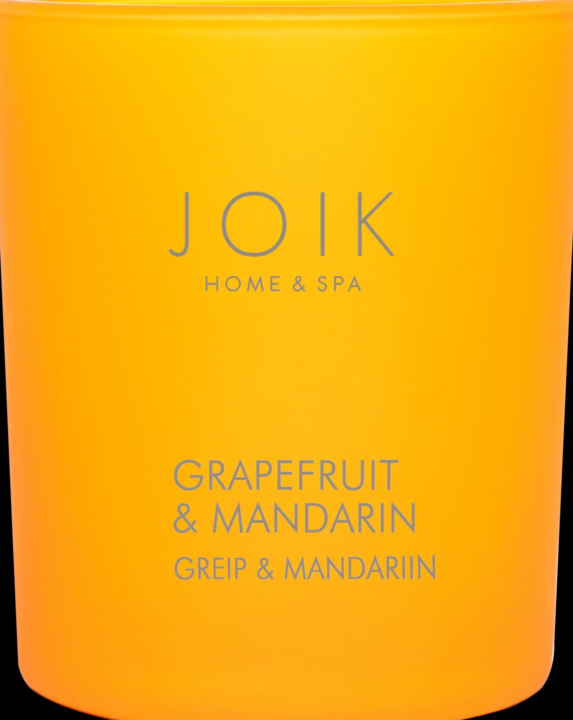 JOIK Home & SPA Tuoksukynttilä Grapefruit & Mandarin puukannella