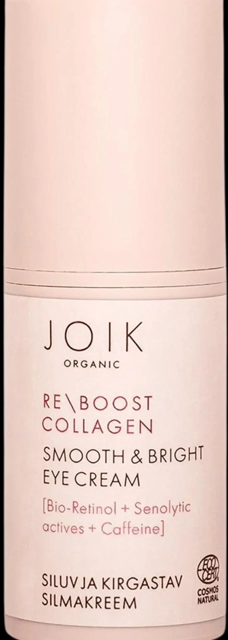 JOIK Organic Re-Boost Collagen Smooth & Bright Eye Cream Silmänympärysvoide 15 ml