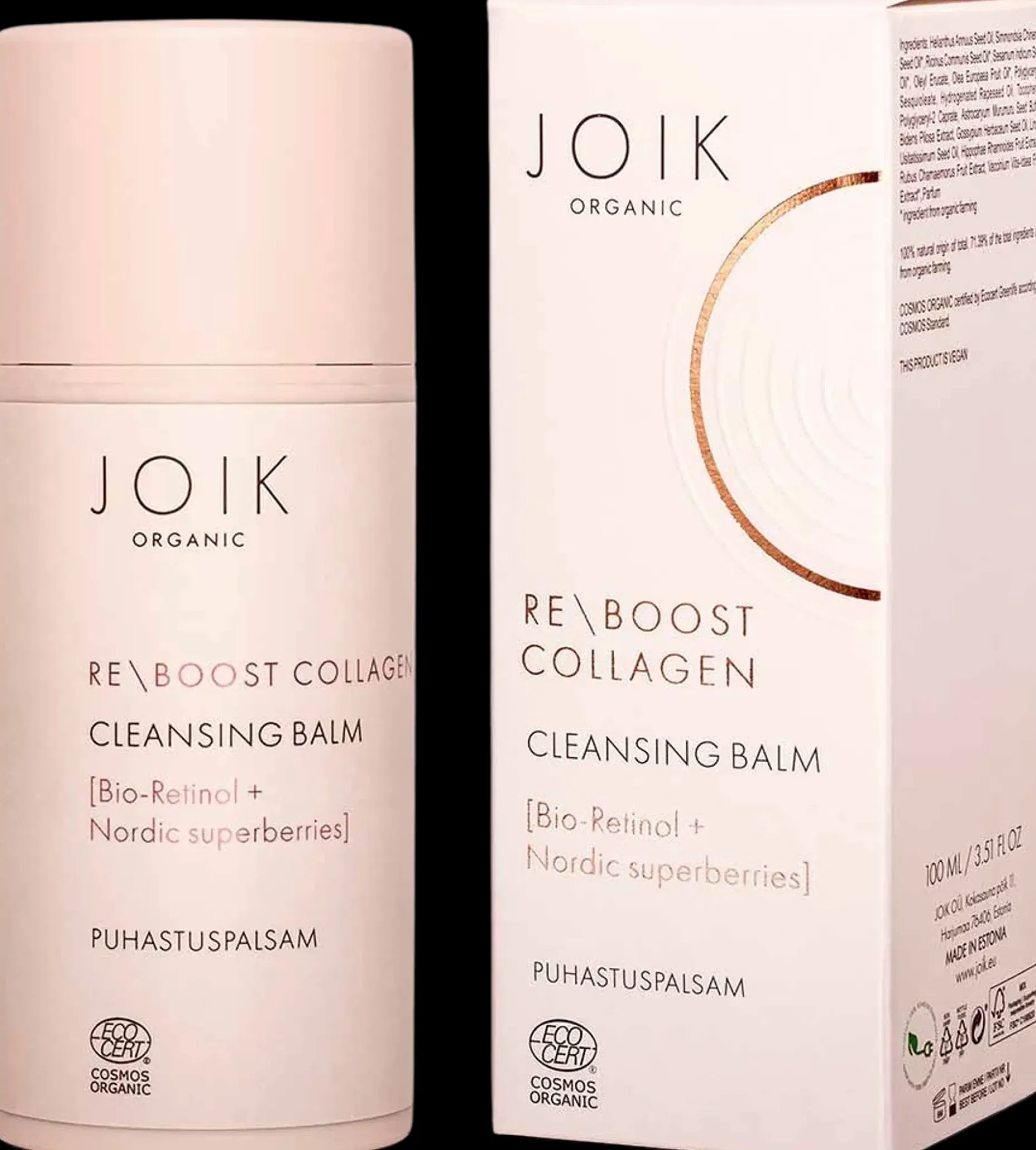 JOIK Organic Re-Boost Collagen Bio-Retinol Cleansing Balm Puhdistusbalmi 100 ml
