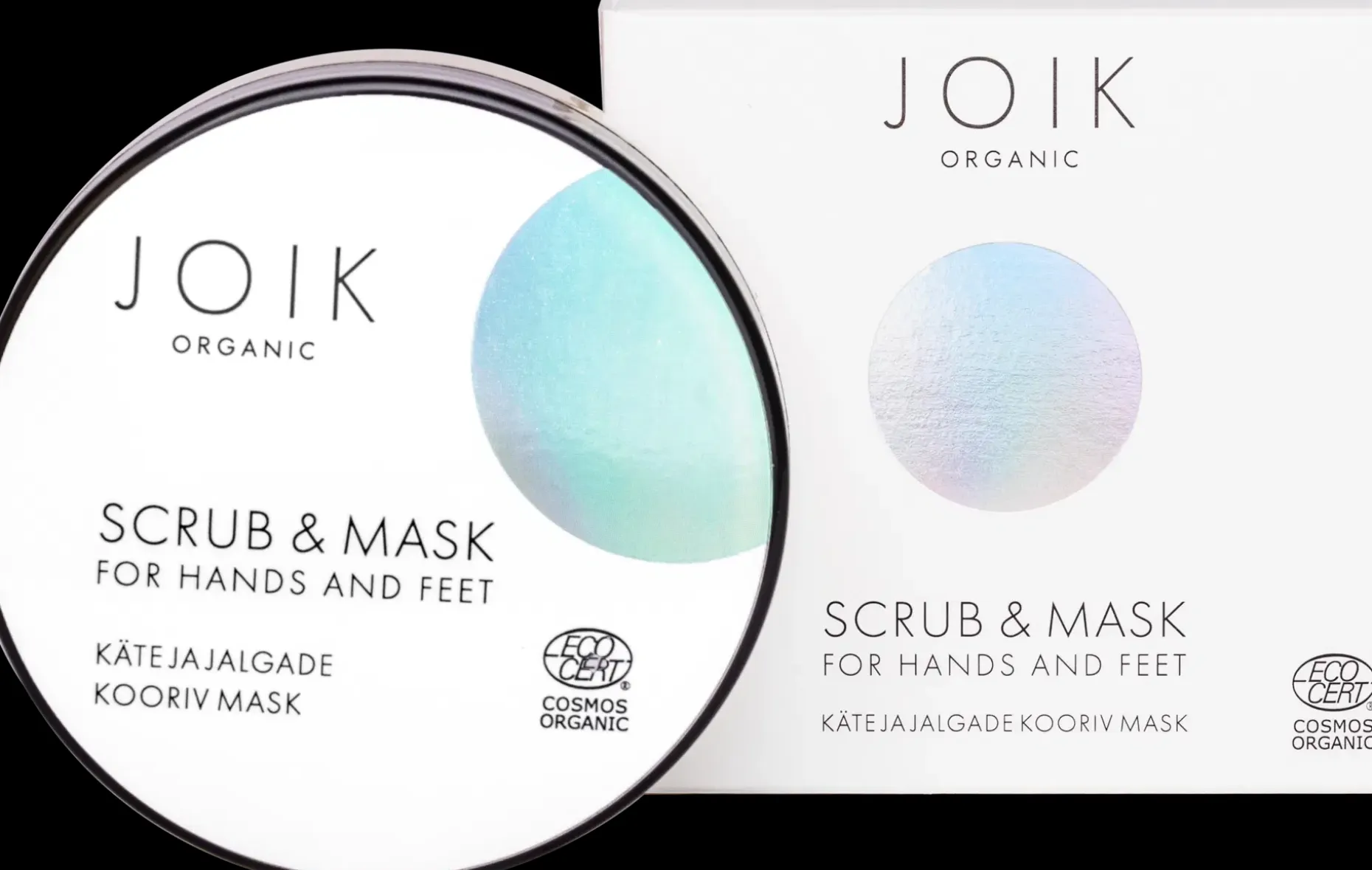 JOIK Organic Scrub & Mask kuorintanaamio käsille ja jaloille 75 g