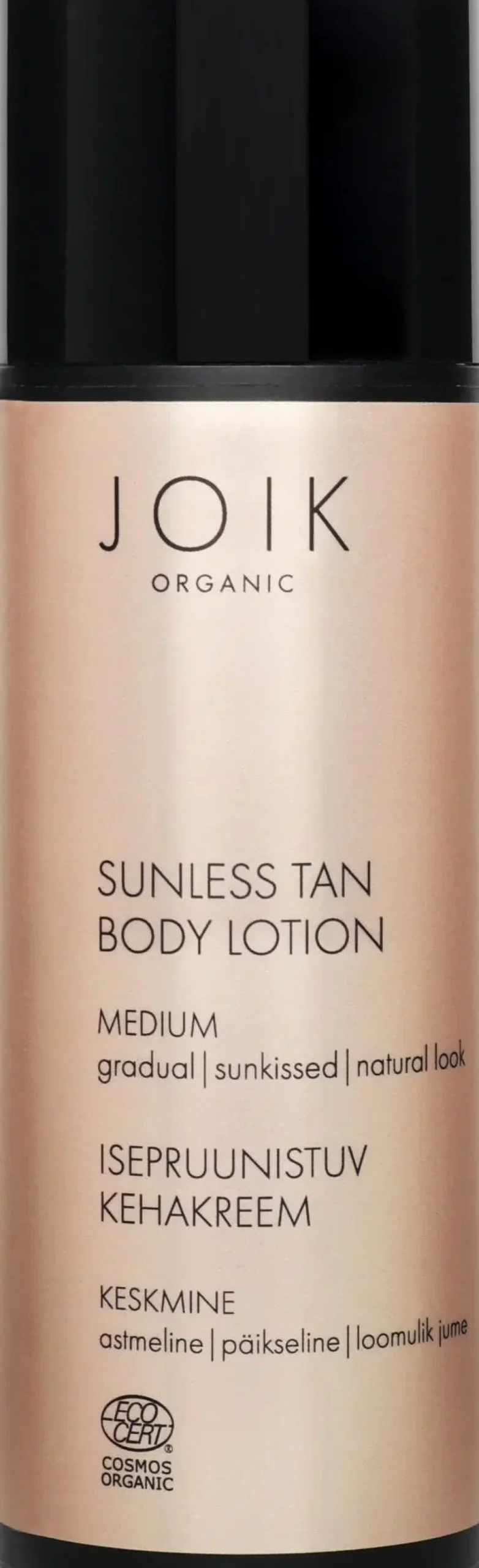 JOIK Organic Sunless Tan Body Lotion Itseruskettava voide Medium 150 ml
