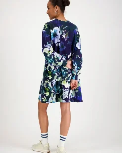 Kaiko Blue Anemone Ruffle mekko