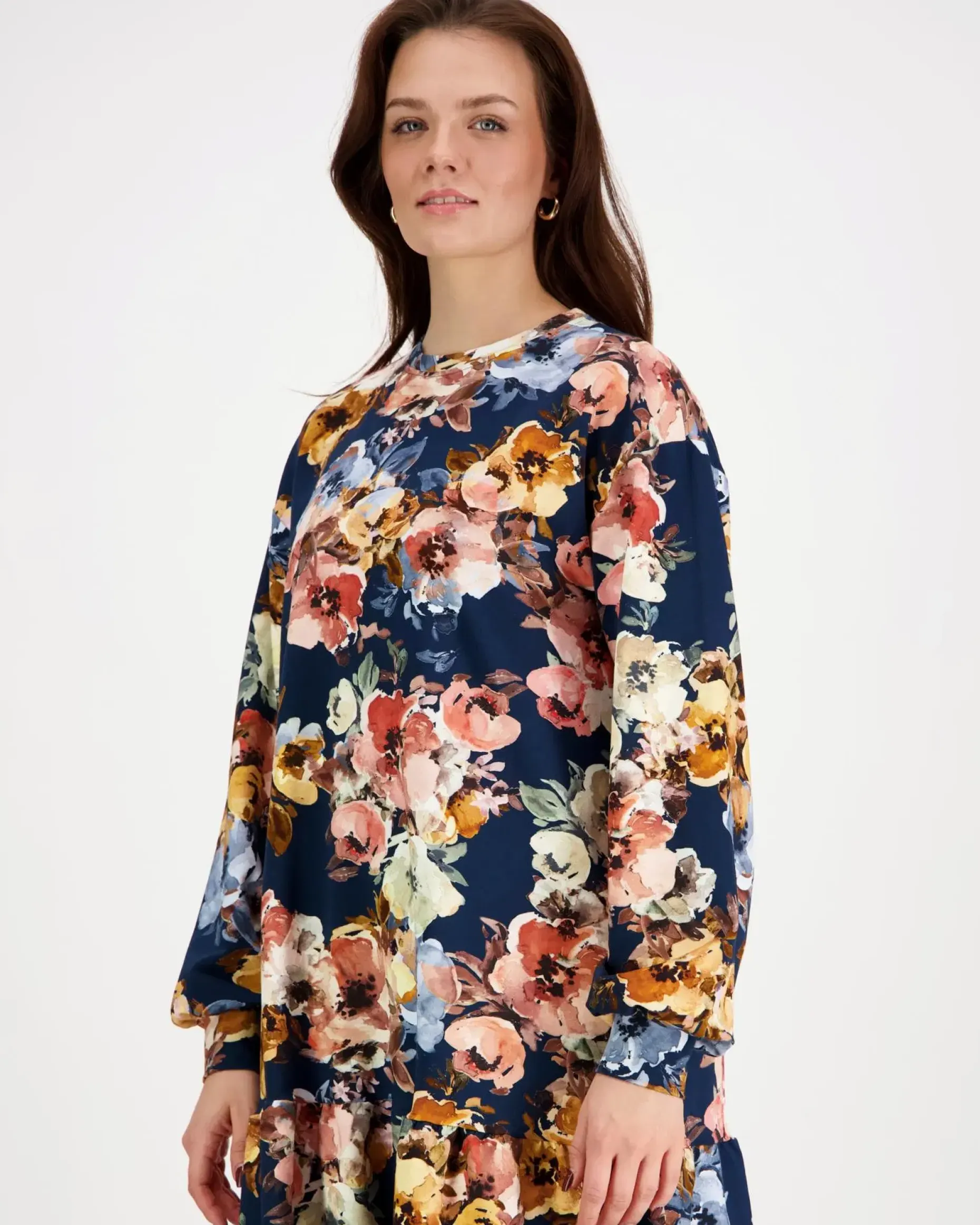 Kaiko Moss Rose Ruffle College mekko