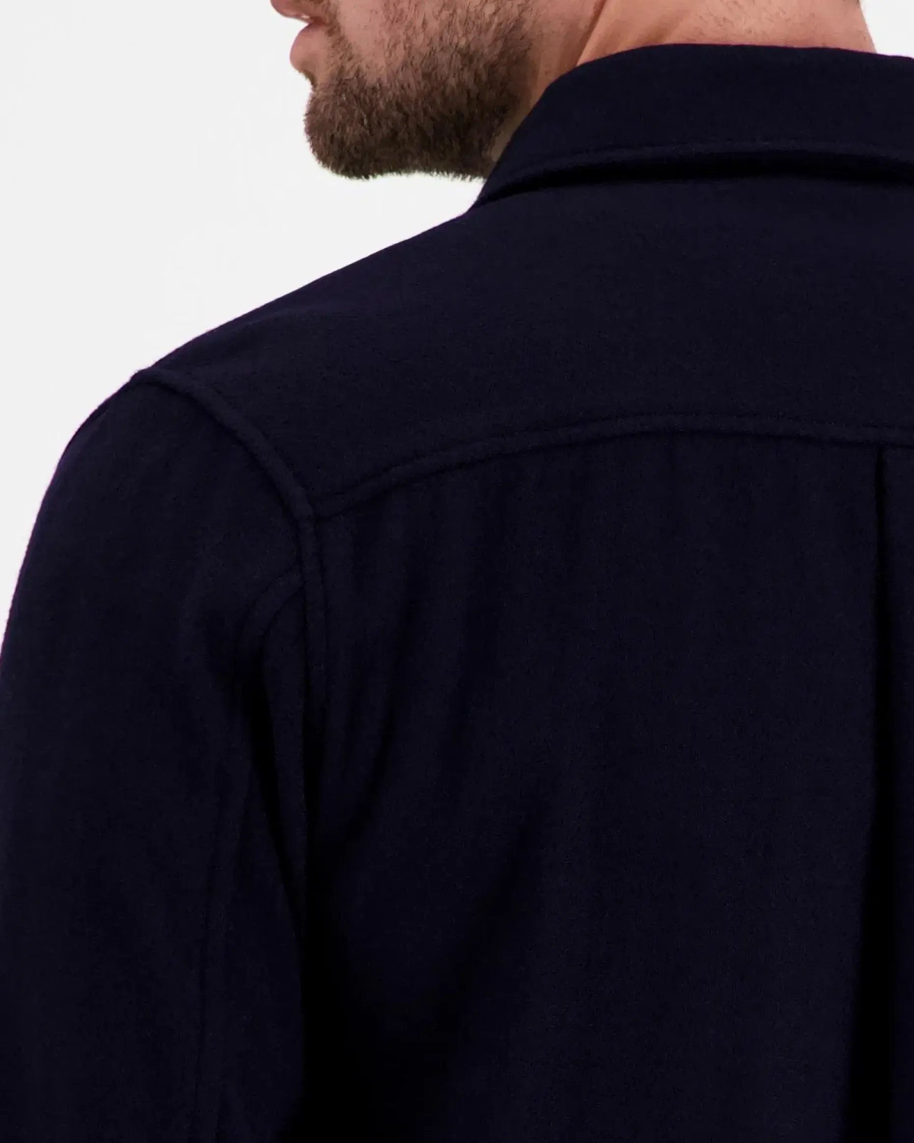 Knowledge cotton apparel Merino Wool Shirt RWS paitatakki