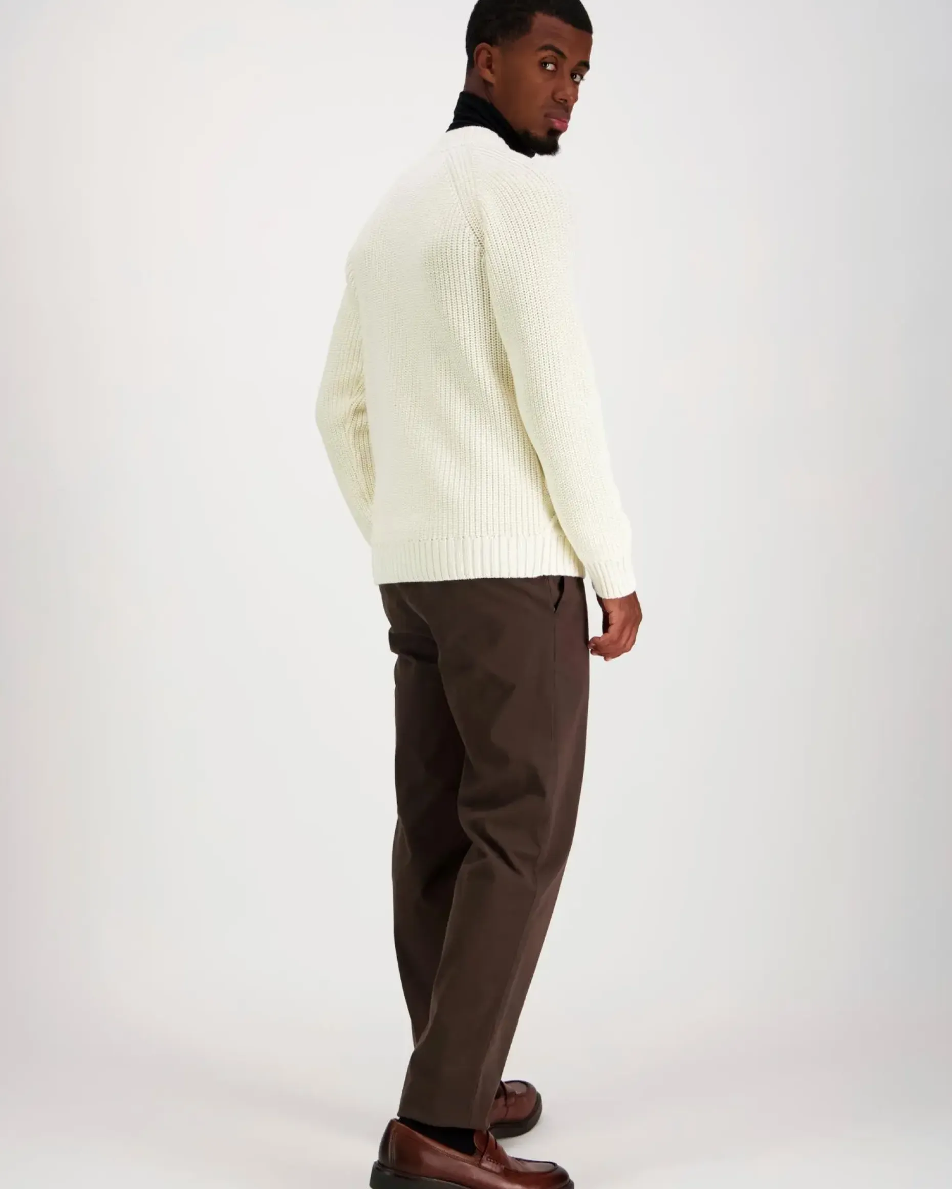 Knowledge cotton apparel Organic Cotton Diamond Knit GOTS neule