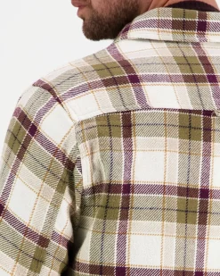 Knowledge cotton apparel Organic Cotton Flannel Overshirt GOTS paitatakki