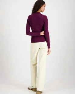 Knowledge Cotton Apparel High Neck Rib trikoopaita