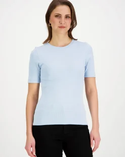 Knowledge Cotton Apparel Rib t-paita