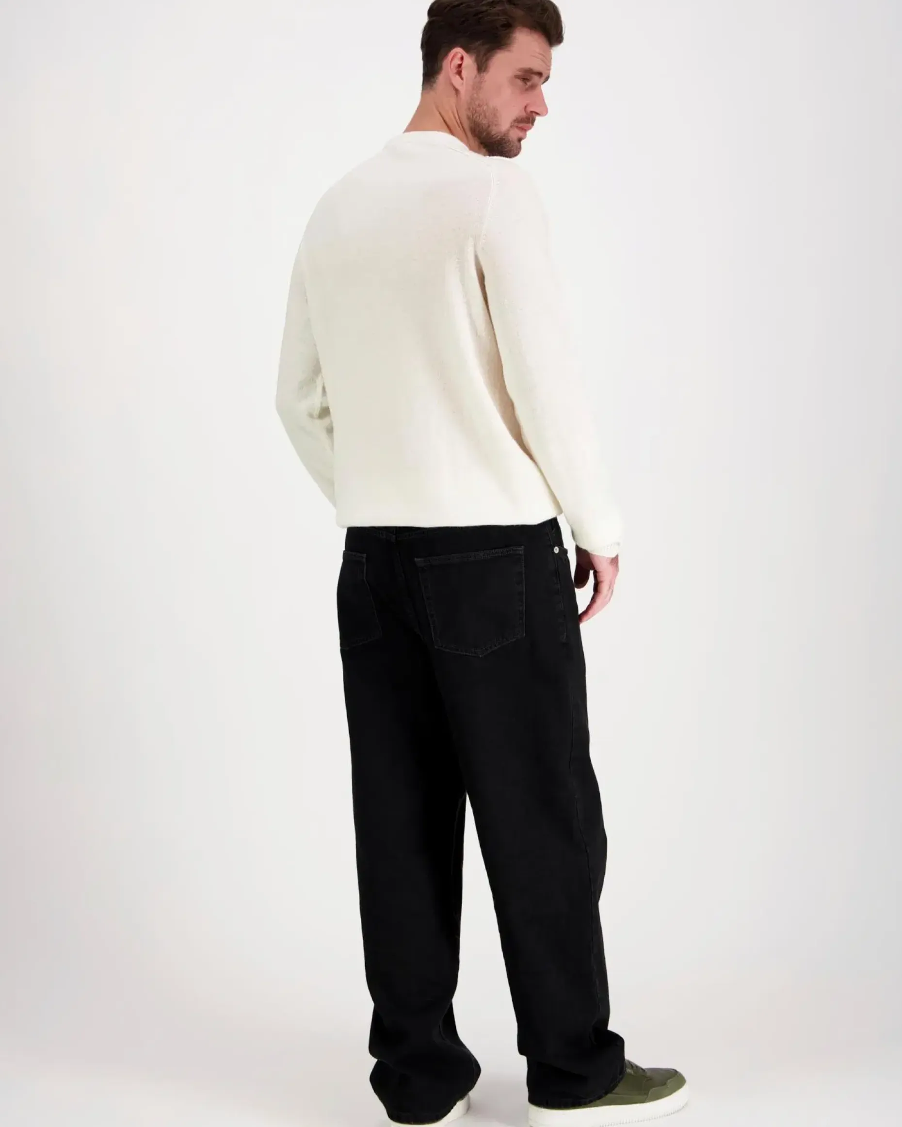 Knowledge cotton apparel Lambswool Crew Neck RWS neule