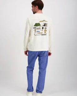 Knowledge cotton apparel Organic Cotton Long sleeved T-shirt GOTS pitkähihainen t-paita