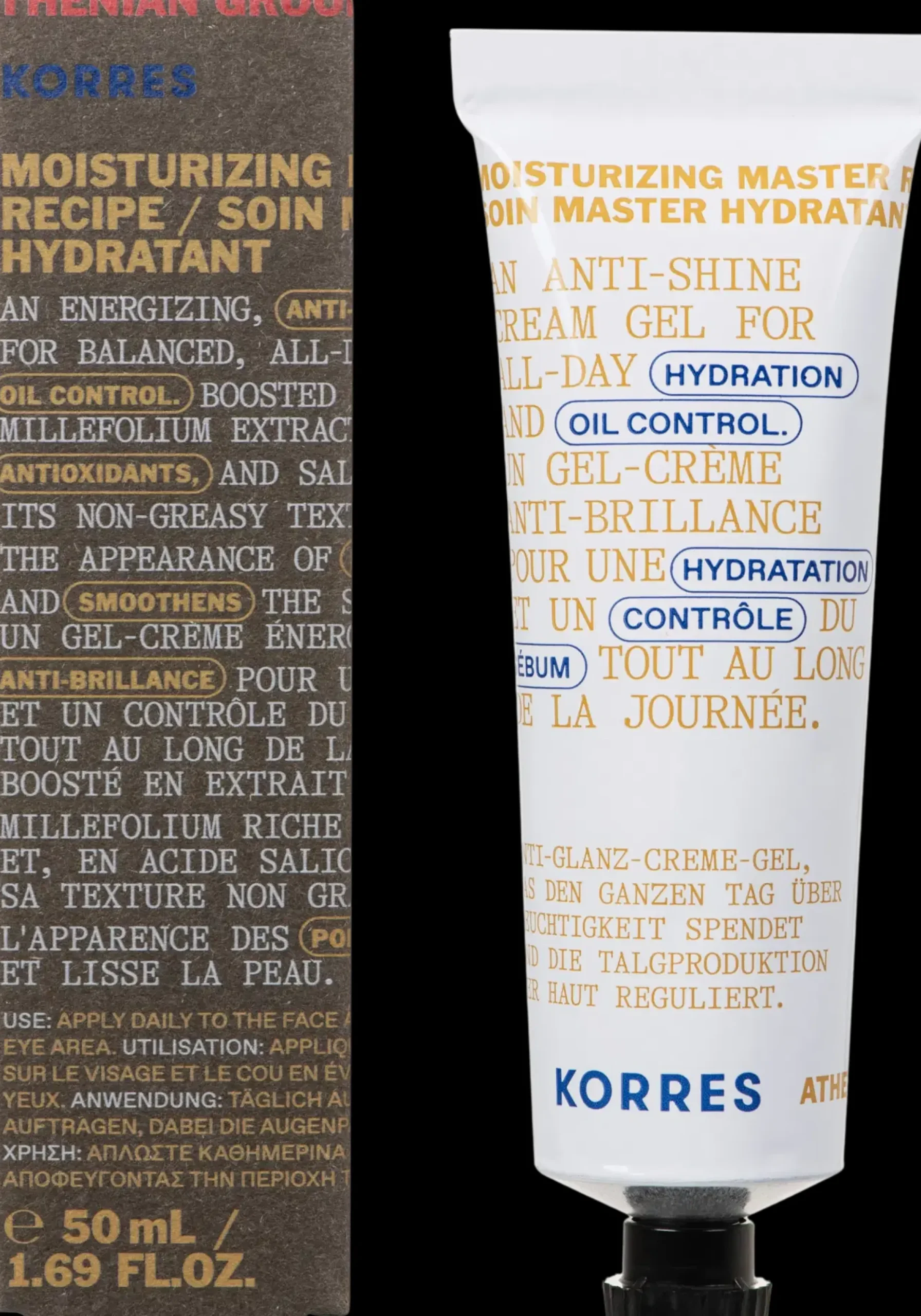 KORRES Men's Moisturizing Master Recipe geelivoide kasvoille 50ml